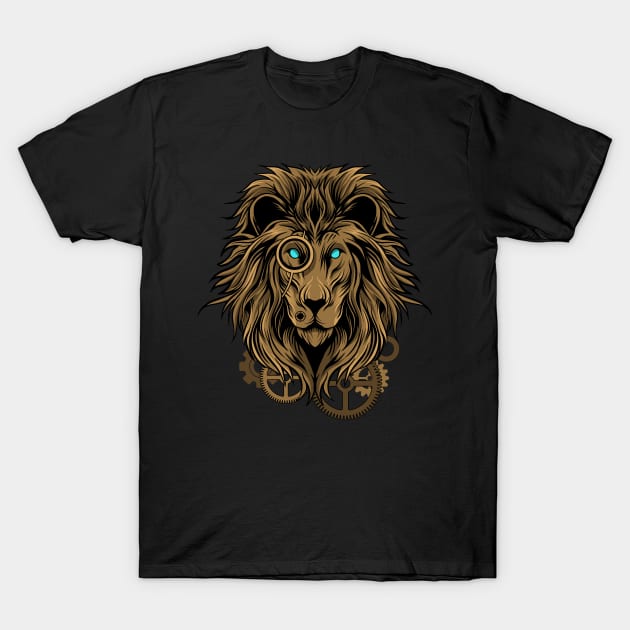 Lion- techno style T-Shirt by Frispa